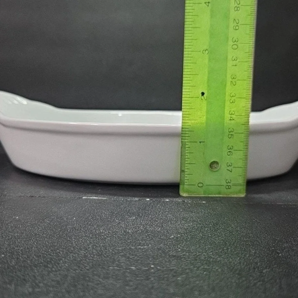 The Cellar Whiteware Oval Casserole Dish, Vintage‎ Style Bakeware, Kitchenware
